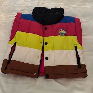 Beach Riot Multicolor Puffer Vest